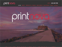 Tablet Screenshot of printnova.com.au